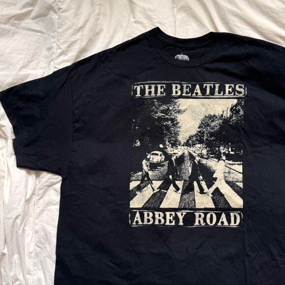 The beatles abbey road graphic band tee sz XL casual short sleeve t shirt grunge - Picture 2 of 8